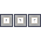 Paragon Shorebird Song I S/3 Blue 18 X 18 X 1 Wall Art