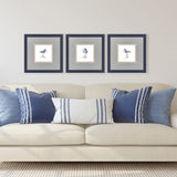 Paragon Shorebird Song II S/3 Blue 18 X 18 X 1 Wall Art