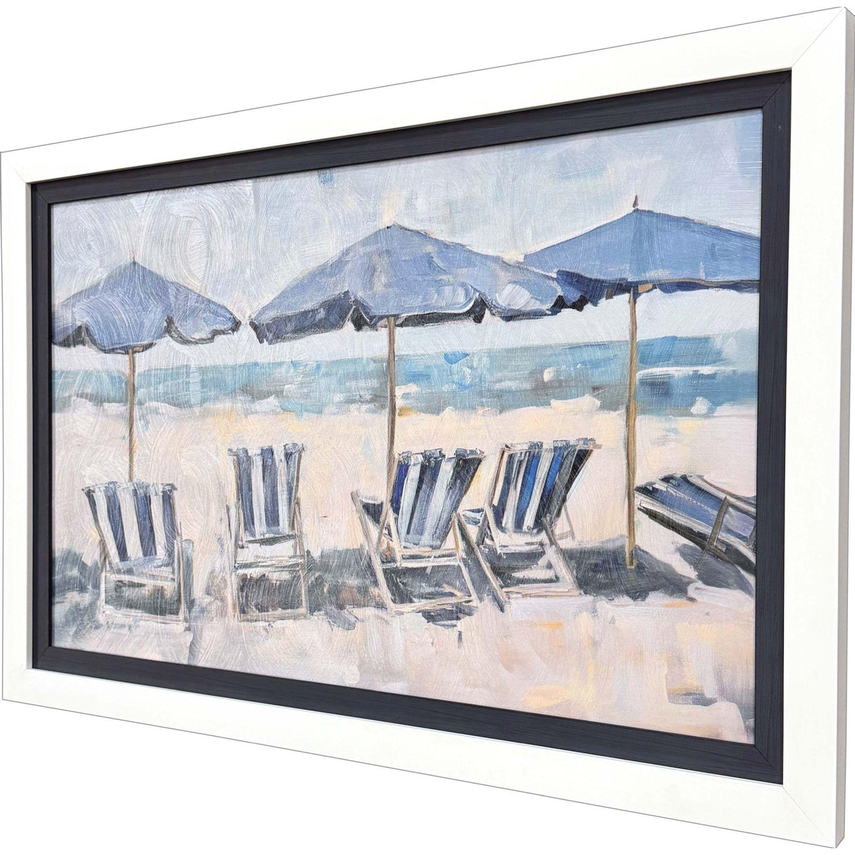 Paragon Beach Chairs Blue 25 X 36 X 2 Wall Art