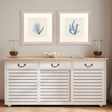 Paragon Blue Corals II S/2 Blue 23 X 23 X 1 Wall Art