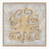 Paragon Octopus Drawing 1 Gray 30 X 30 X 2 Wall Art