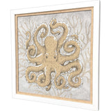 Paragon Octopus Drawing 1 Gray 30 X 30 X 2 Wall Art