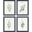 Paragon Filles De La Mer S/4 Blue 18 X 14 X 1 Wall Art