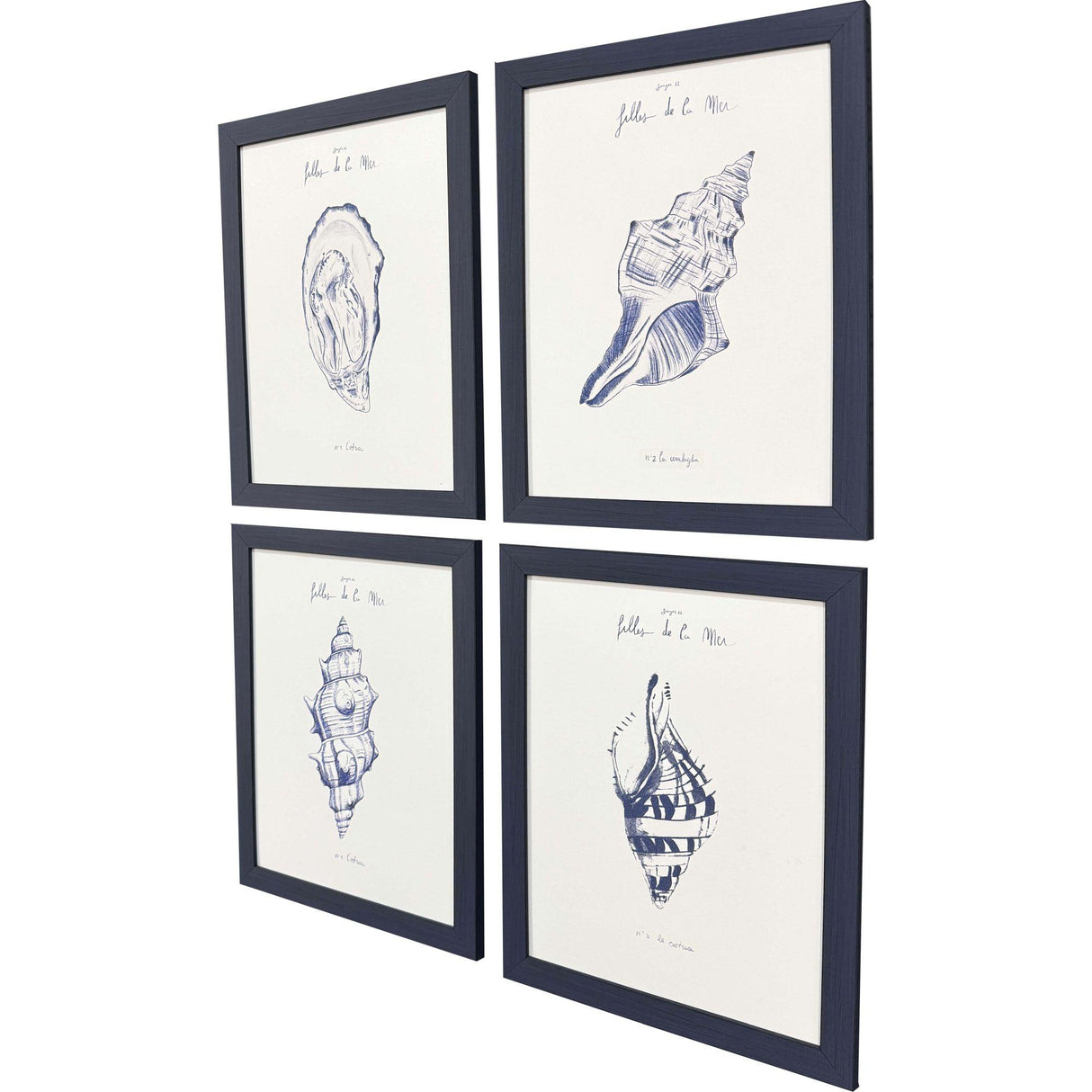 Paragon Filles De La Mer S/4 Blue 18 X 14 X 1 Wall Art
