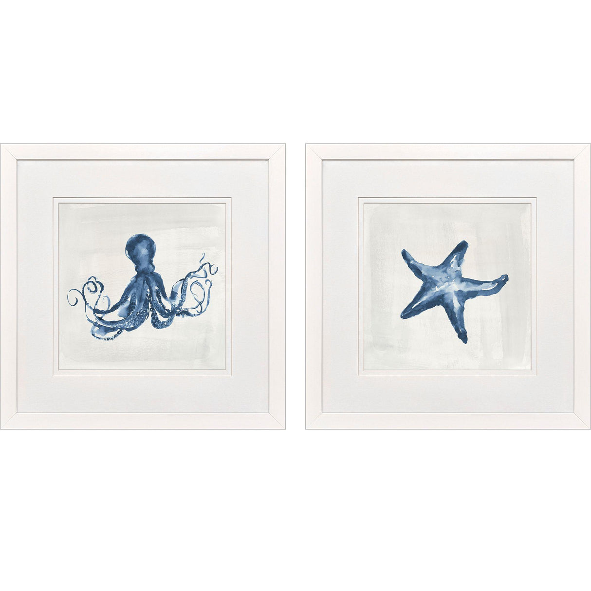 Paragon Indigo Sealife I S/2 Blue 27 X 27 X 2 Wall Art