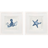 Paragon Indigo Sealife I S/2 Blue 27 X 27 X 2 Wall Art