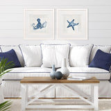 Paragon Indigo Sealife I S/2 Blue 27 X 27 X 2 Wall Art