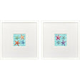 Paragon Happy Seashells S/2 Blue 17 X 17 X 2 Wall Art