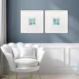 Paragon Happy Seashells S/2 Blue 17 X 17 X 2 Wall Art