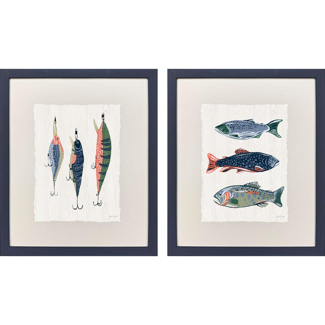 Paragon Catch of the Day S/2 Blue 24 X 20 X 1 Wall Art