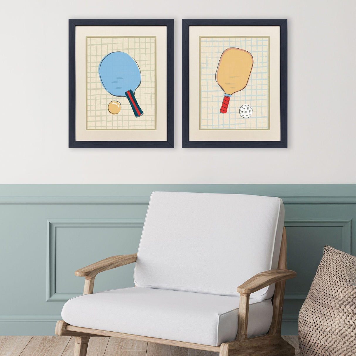 Paragon Get a Hobby S/2 Blue 22 X 18 X 1 Wall Art