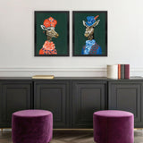 Paragon Miami Giraffe S/2 Green 26 X 20 X 1 Wall Art