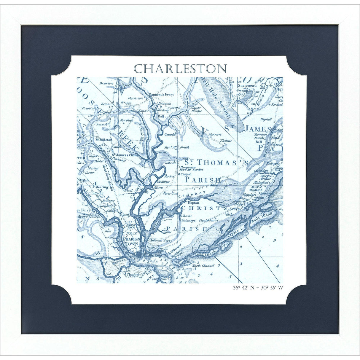 Paragon Charleston Blue 27 X 27 X 2 Wall Art