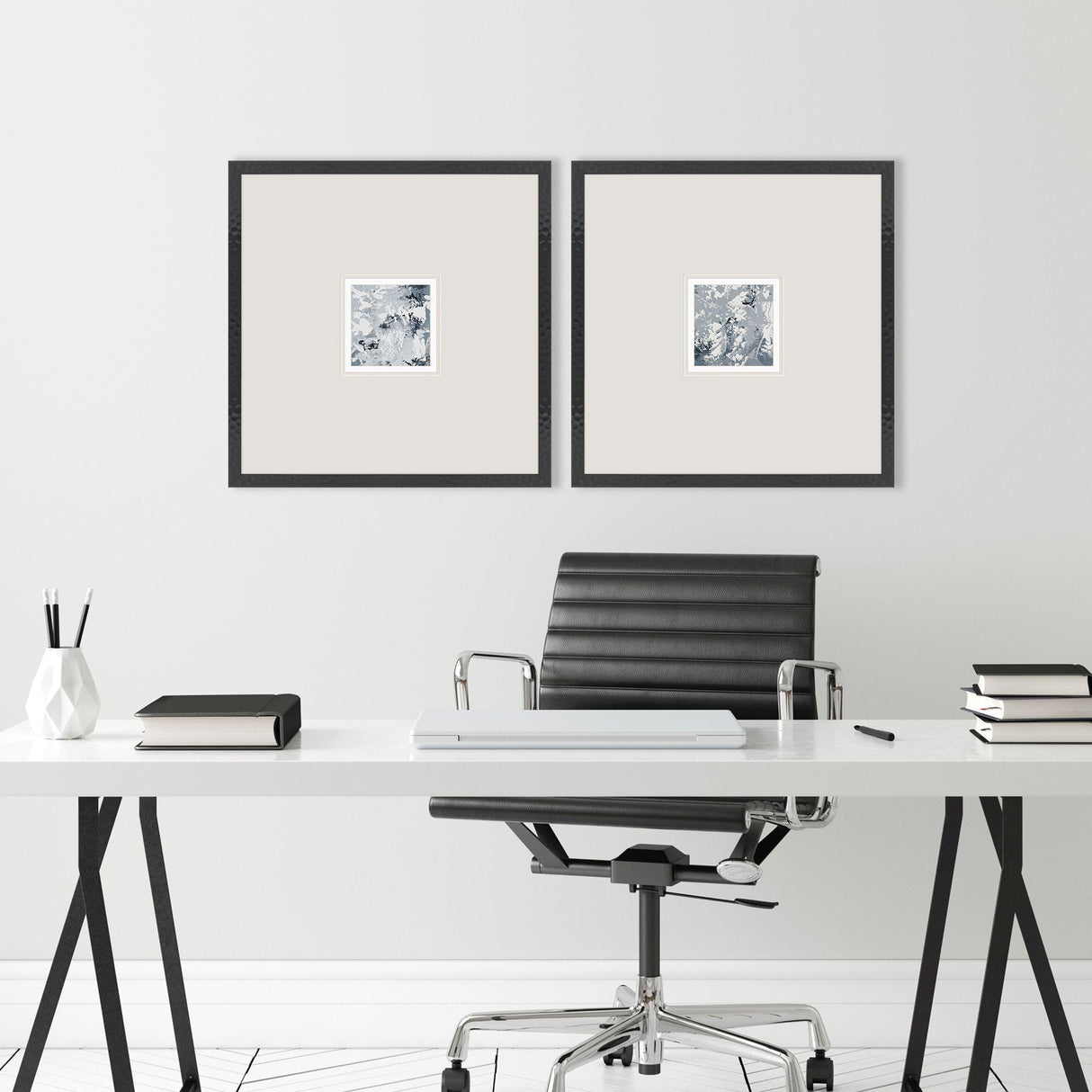 Paragon Slate Piano II S/2 Blue 30 X 30 X 1 Wall Art