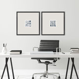 Paragon Slate Piano II S/2 Blue 30 X 30 X 1 Wall Art