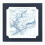 Paragon Kiawan Island Blue 27 X 27 X 2 Wall Art