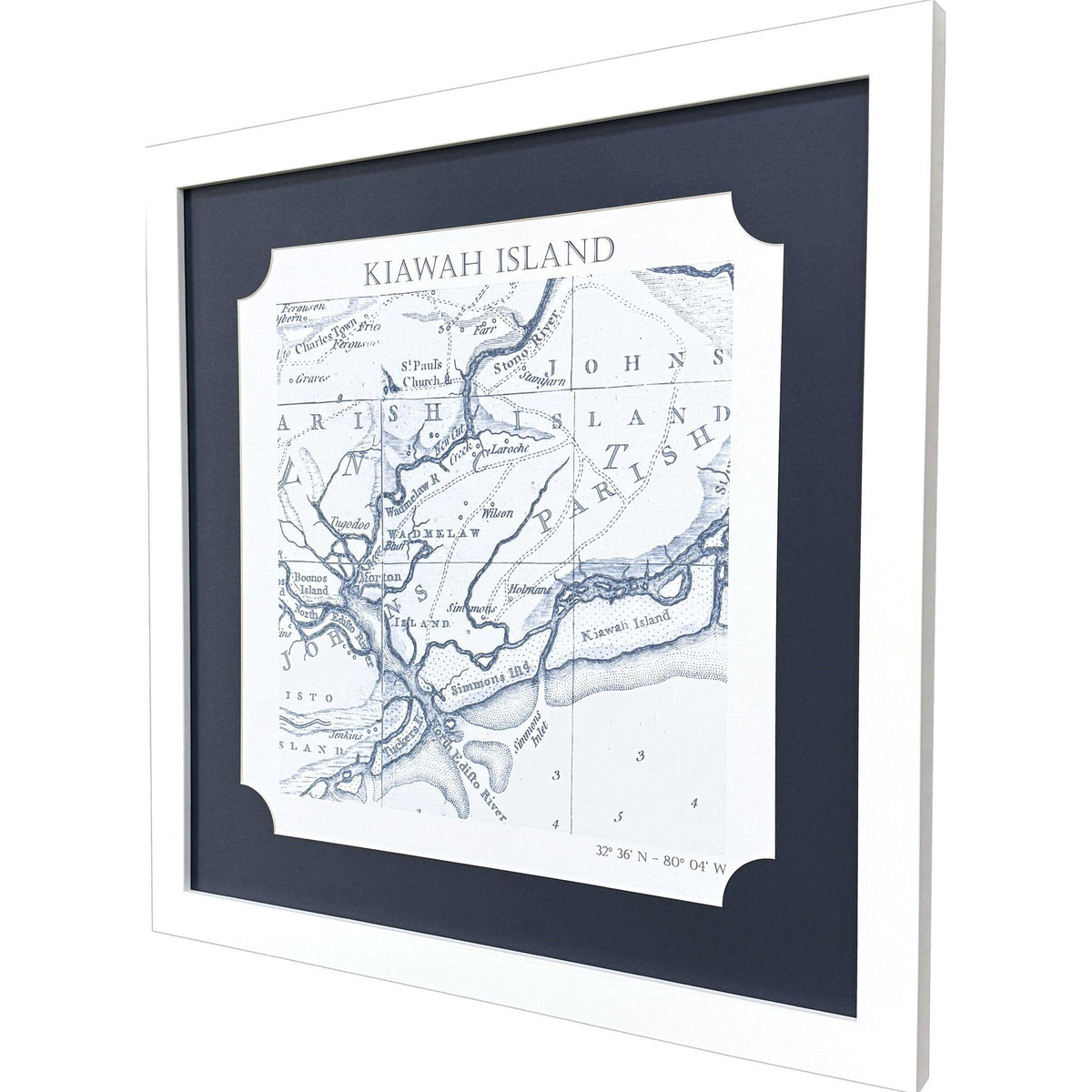 Paragon Kiawan Island Blue 27 X 27 X 2 Wall Art