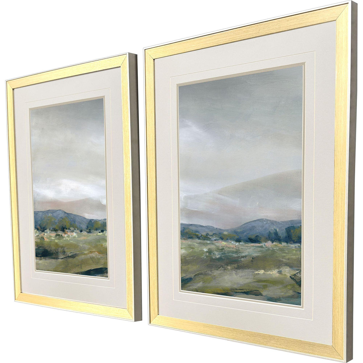 Paragon Horizon Landscape S/2 Green 26 X 20 X 2 Wall Art
