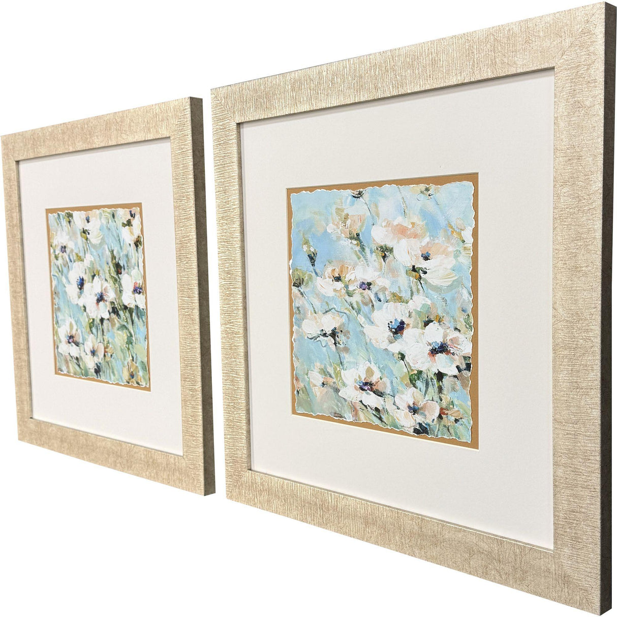 Paragon Spring in Bloom S/2 Blue 23 X 23 X 1 Wall Art