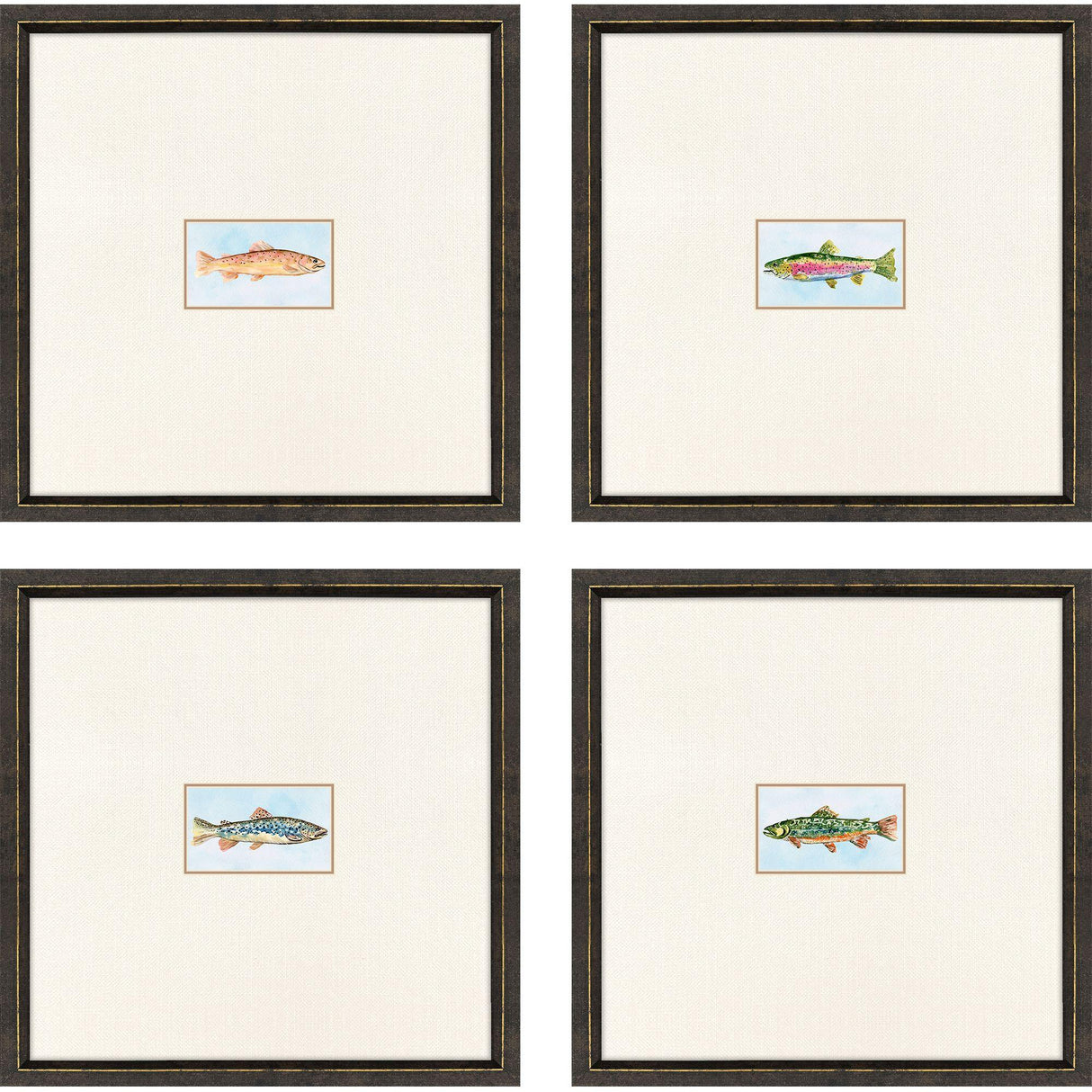 Paragon Trout S/4 Multi 17 X 17 X 1 Wall Art