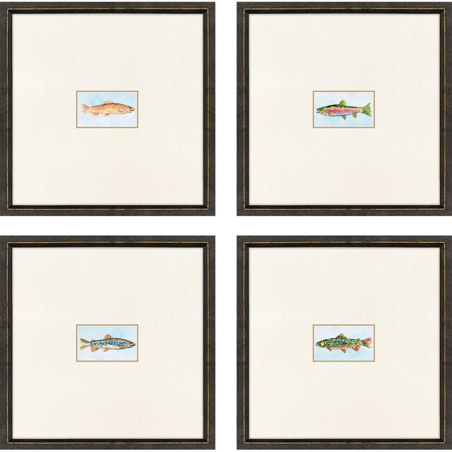 Paragon Trout S/4 Multi 17 X 17 X 1 Wall Art