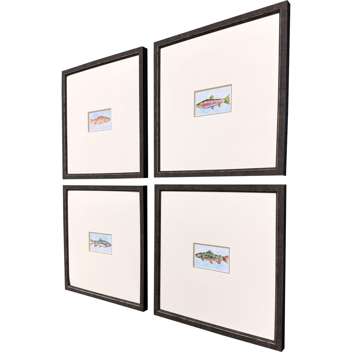 Paragon Trout S/4 Multi 17 X 17 X 1 Wall Art