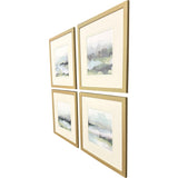 Paragon Strata Field S/4 Blue 22 X 22 X 1 Wall Art