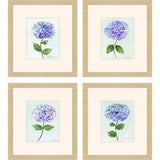 Paragon Hydrangea Stems S/4 Blue 19 X 17 X 1 Wall Art