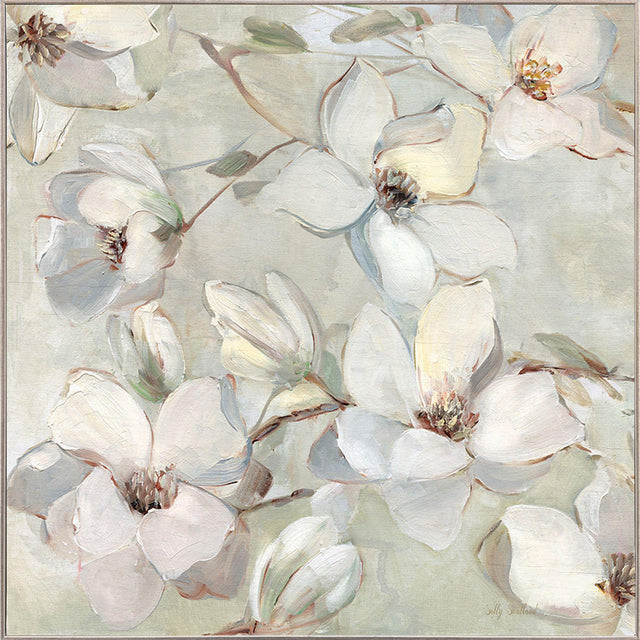 Paragon Magnolias White 30 X 30 X 3 Wall Art