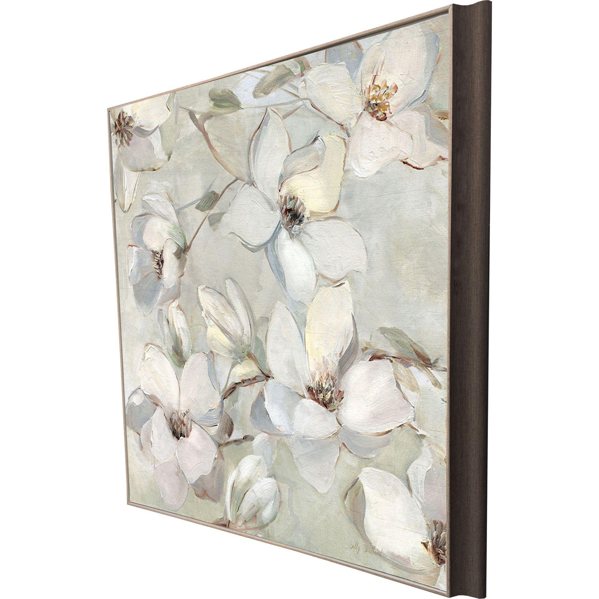 Paragon Magnolias White 30 X 30 X 3 Wall Art