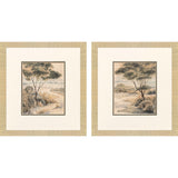 Paragon Rivanna Shore S/2 Green 18 X 16 X 1 Wall Art
