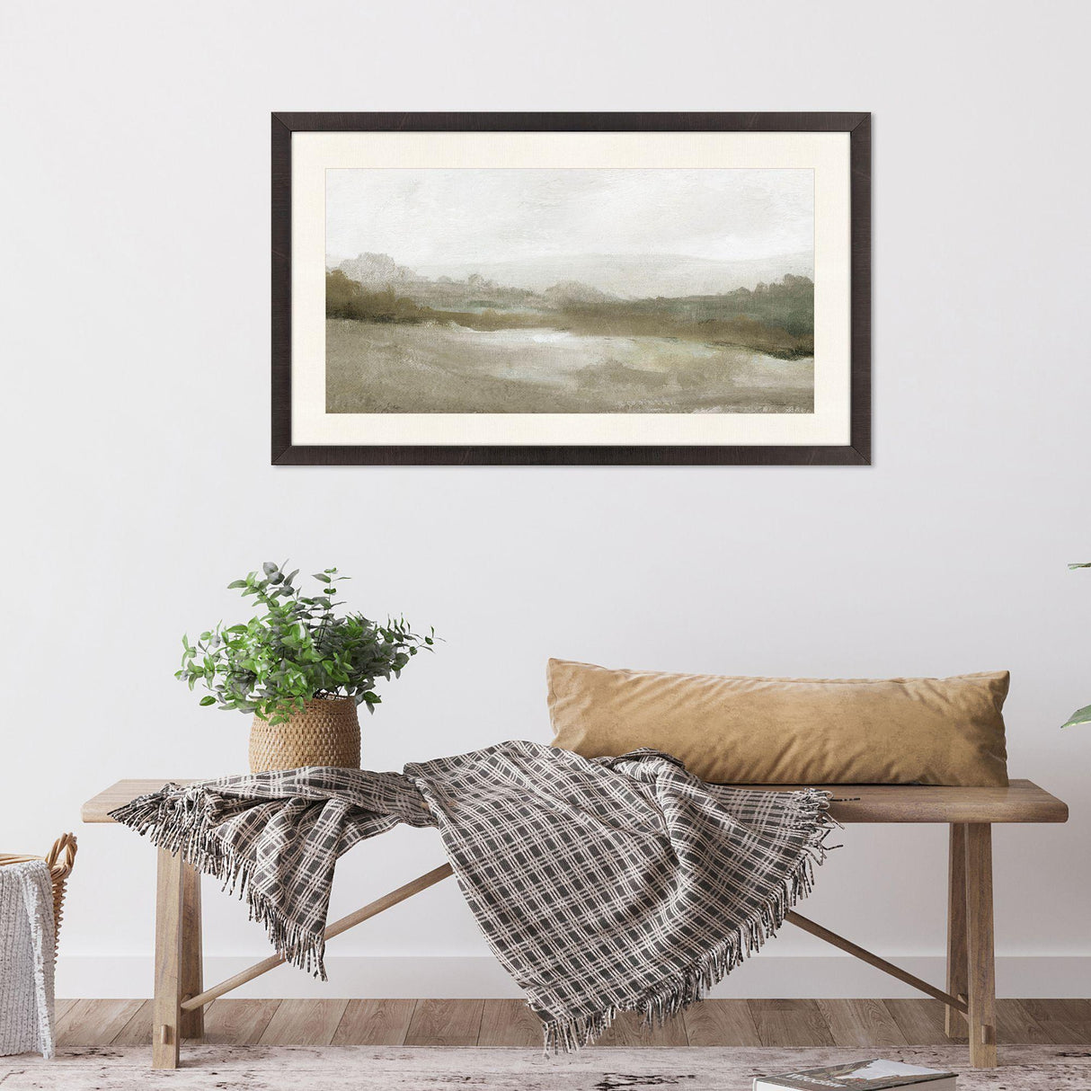 Paragon Soft Valley Brown 21 X 36 X 2 Wall Art