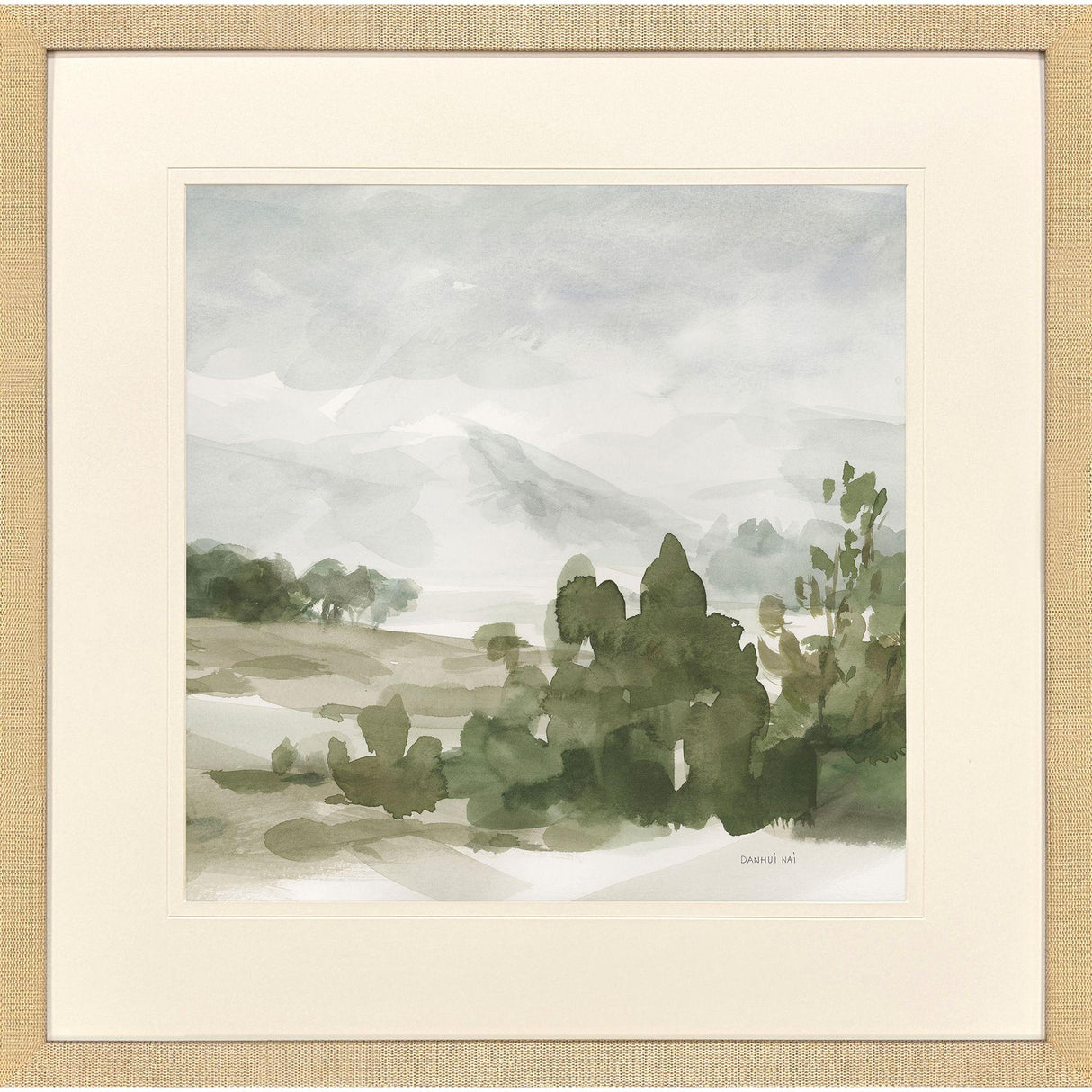 Paragon Path to the Mountain II Green 30 X 30 X 1 Wall Art