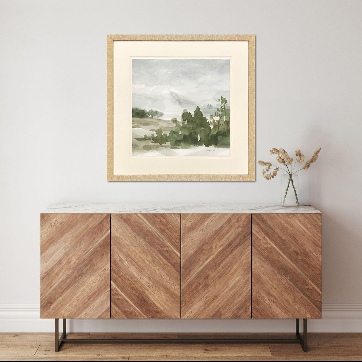 Paragon Path to the Mountain II Green 30 X 30 X 1 Wall Art