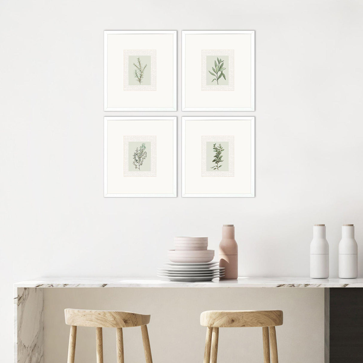 Paragon Spices S/4 Green 19 X 17 X 2 Wall Art