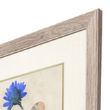 Paragon Blue Folk Garden S/4 Blue 23 X 20 X 1 Wall Art