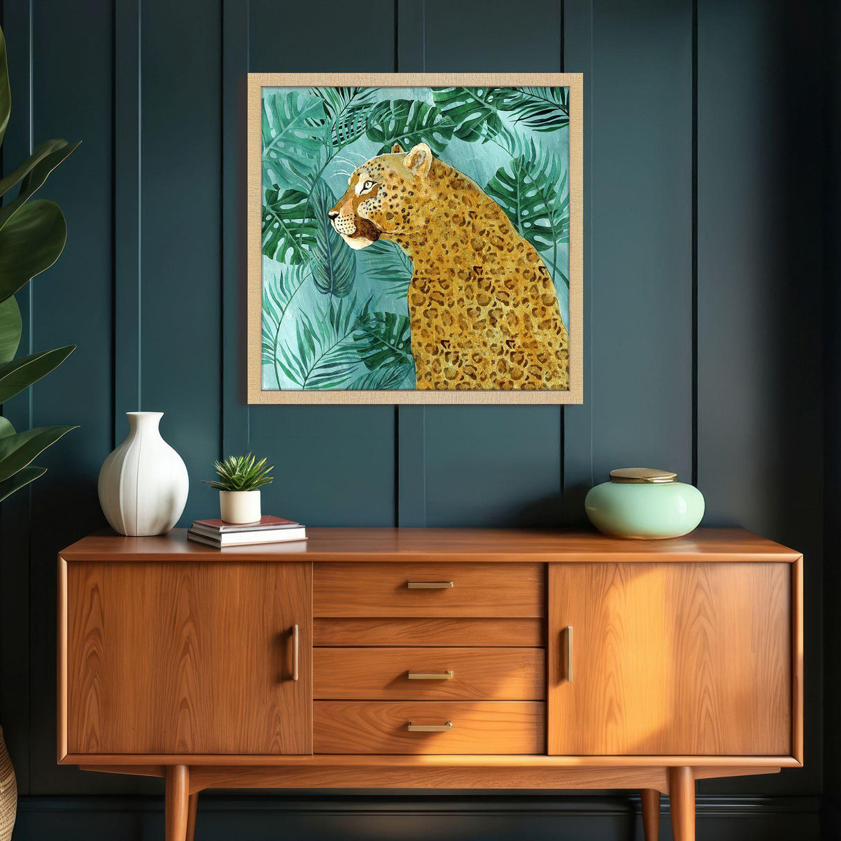 Paragon Jungle Cheetah Brown 28 X 28 X 1 Wall Art