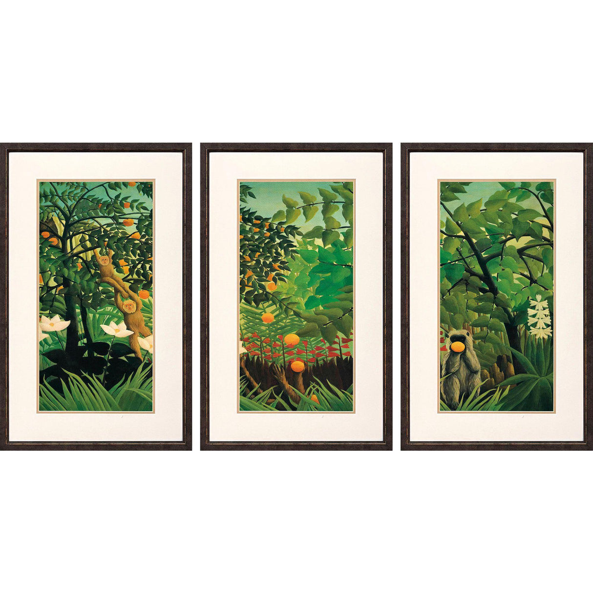 Paragon Exotic Landscape S/3 Green 31 X 19 X 1 Wall Art