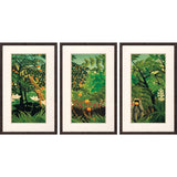 Paragon Exotic Landscape S/3 Green 31 X 19 X 1 Wall Art