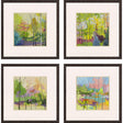 Paragon Bright Scapes S/4 Green 21 X 21 X 1 Wall Art