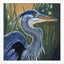 Paragon Blue Heron in Morning Blue 30 X 30 X 2 Wall Art