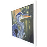 Paragon Blue Heron in Morning Blue 30 X 30 X 2 Wall Art