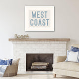 Paragon West Coast Blue 23 X 27 X 2 Wall Art