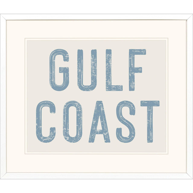 Paragon Gulf Coast Blue 23 X 27 X 2 Wall Art