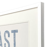 Paragon East Coast Blue 23 X 27 X 2 Wall Art