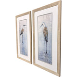 Paragon Seabirds Panel S/2 Blue 35 X 19 X 1 Wall Art