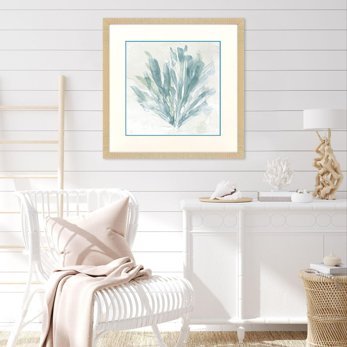 Paragon Sea Coral I Blue 30 X 30 X 1 Wall Art