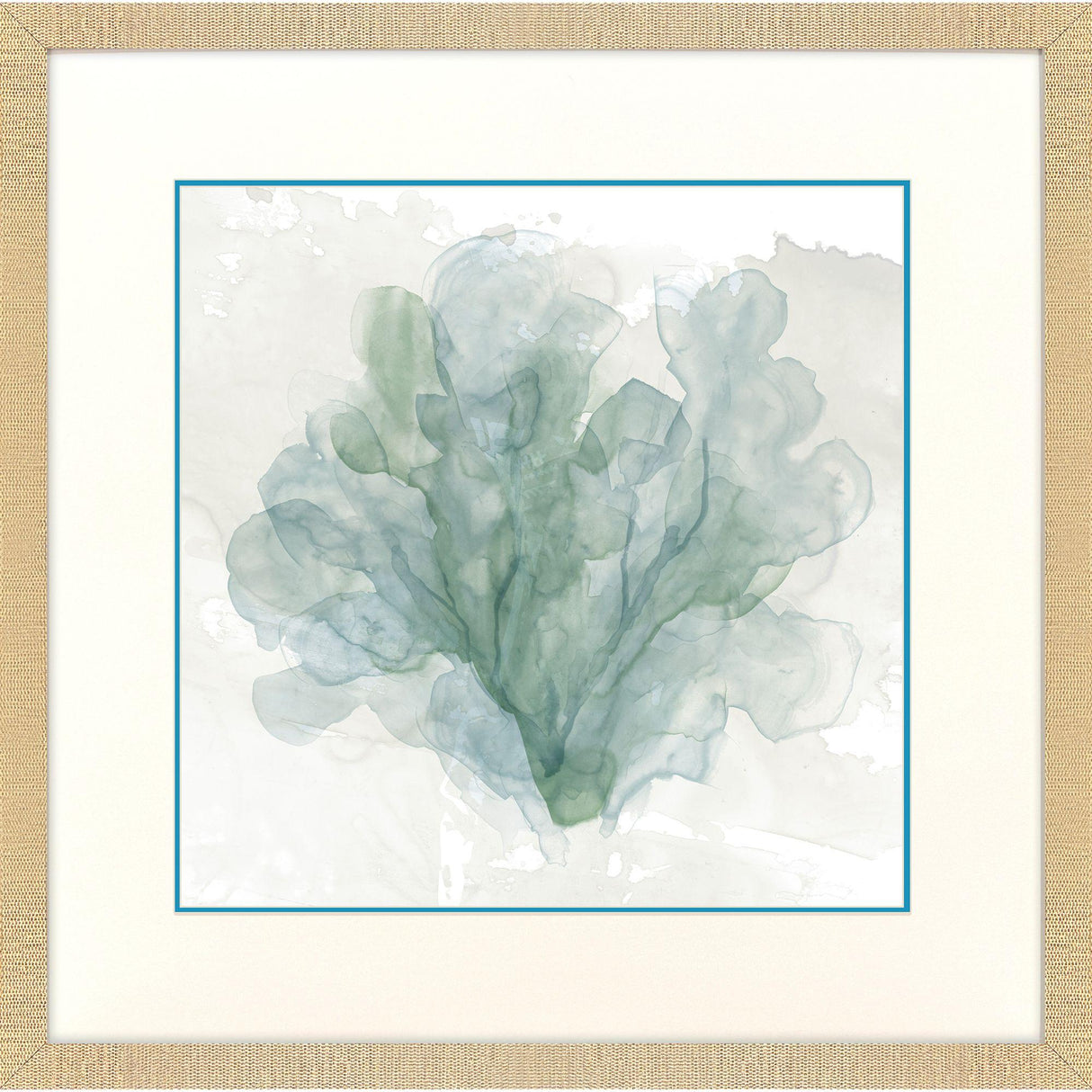 Paragon Sea Coral II Blue 30 X 30 X 1 Wall Art