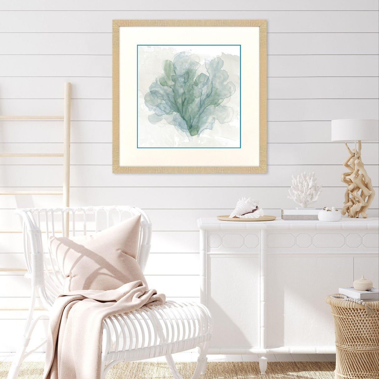 Paragon Sea Coral II Blue 30 X 30 X 1 Wall Art
