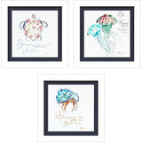 Paragon Sealife S/3 Blue 17 X 17 X 2 Wall Art